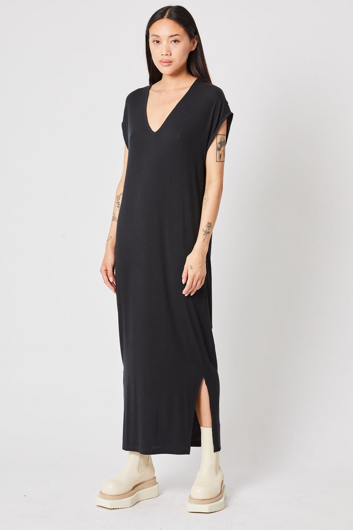 Thom Krom V-Neck Dress - Black