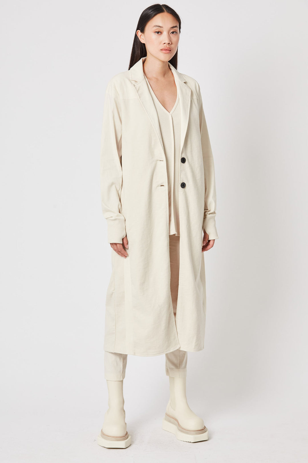 Thom Krom Sweat Coat - Ivory