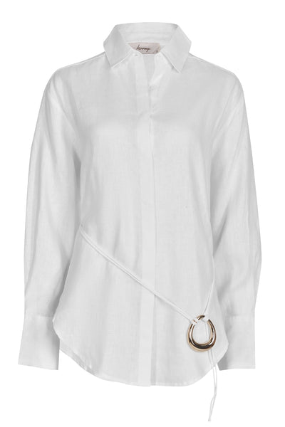 Kinney                                   Hampton Shirt - Ivory