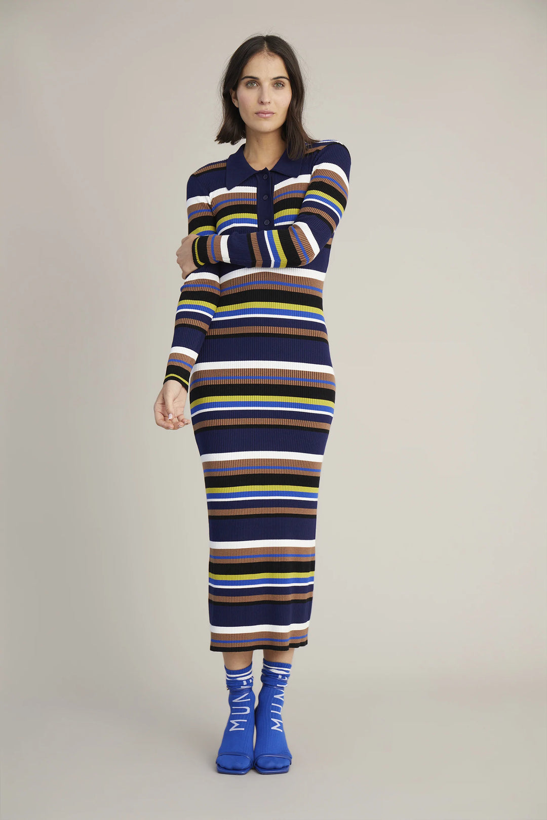 Munthe Dapper Dress - Stripe