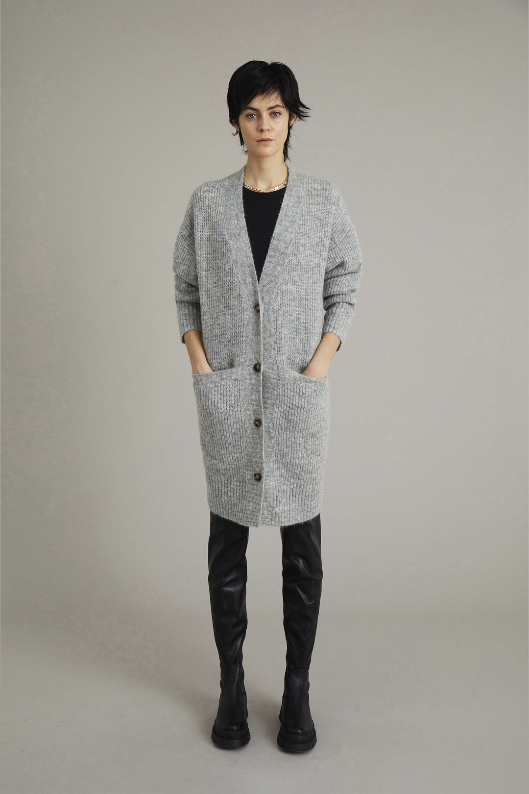 Munthe Akaya Cardigan - Grey