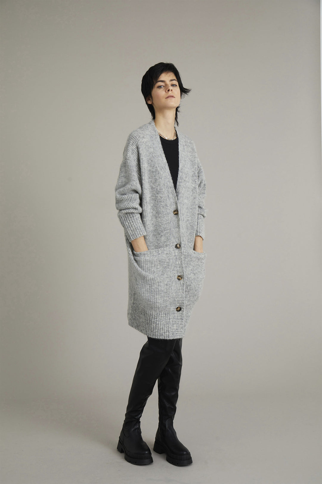 Munthe Akaya Cardigan - Grey