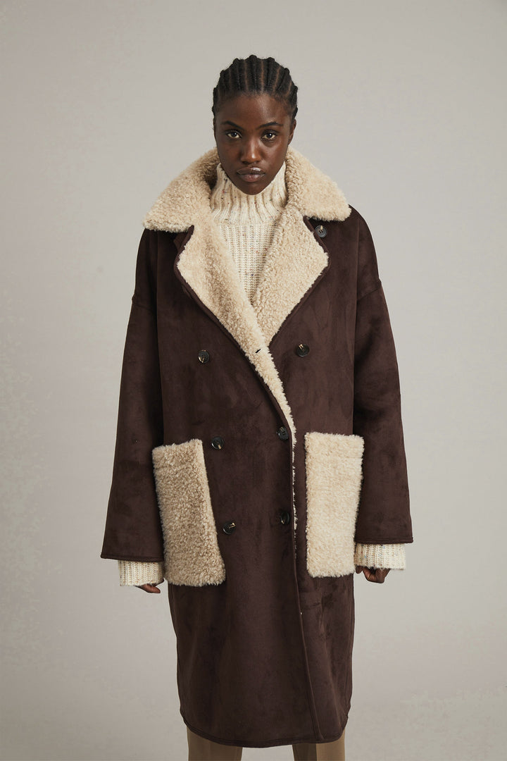 Munthe Incasa Coat - Chocolate