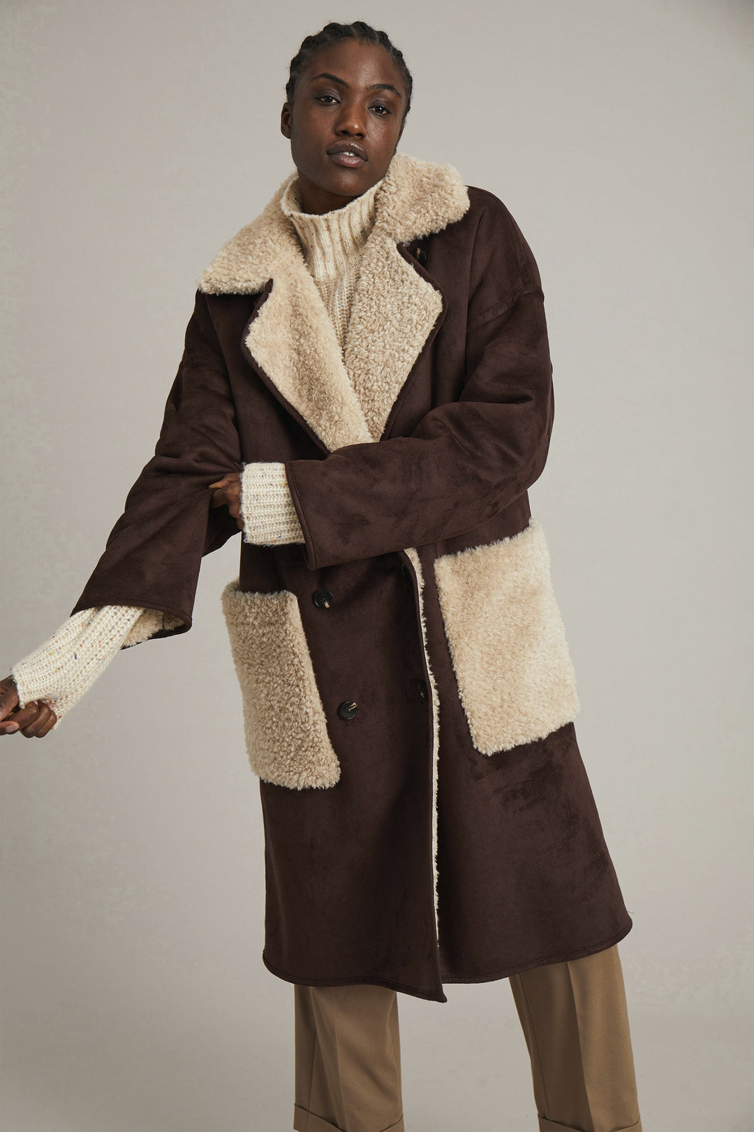 Munthe Incasa Coat - Chocolate