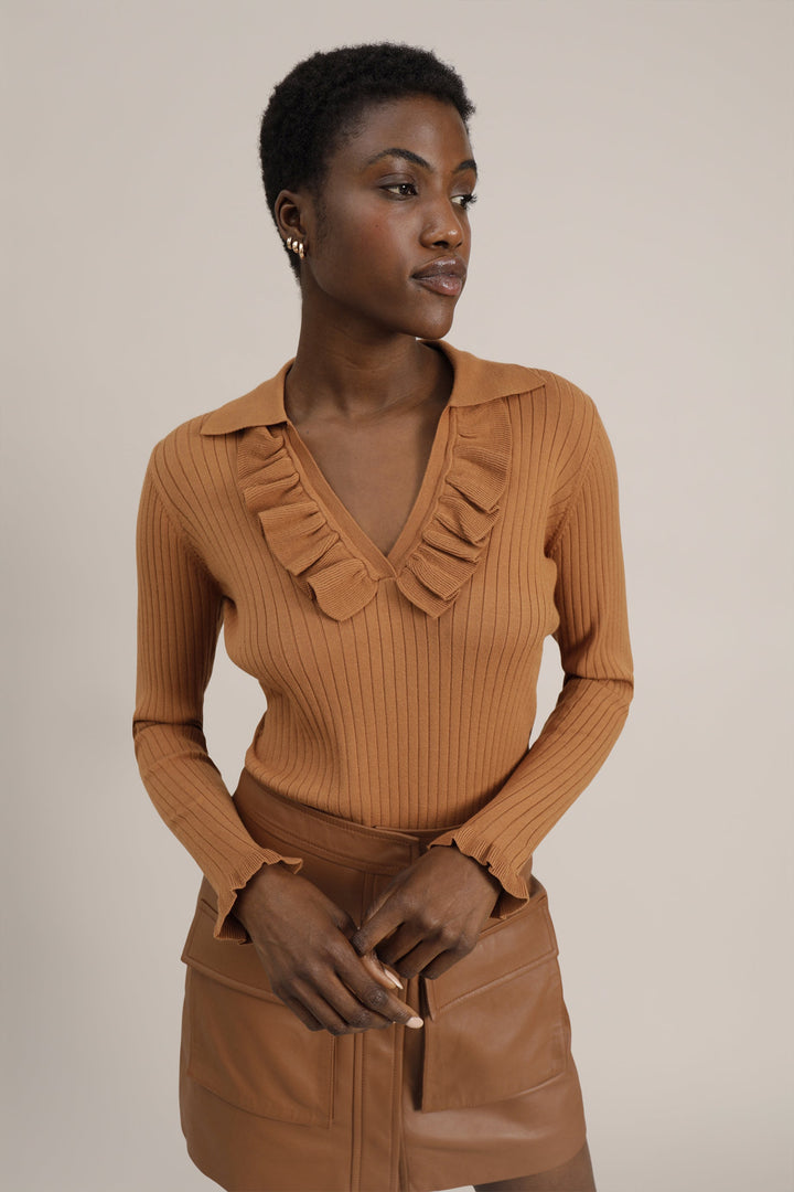 Munthe Jangler Top - Caramel