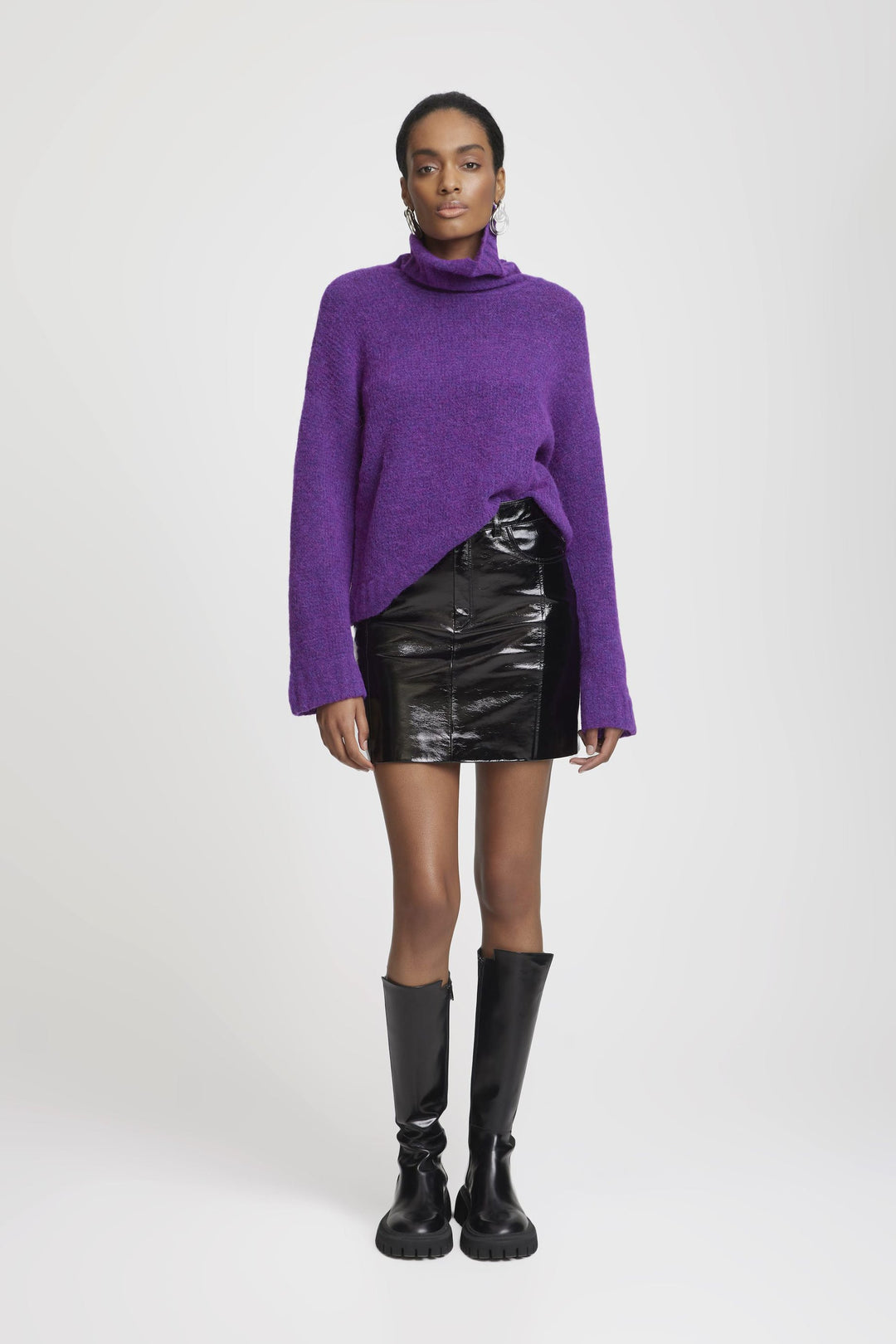 Gestuz Alpha Rollneck - Purple