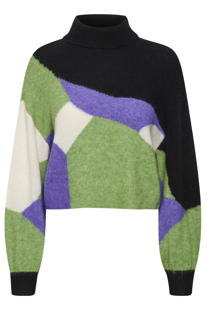 Gestuz Alpha Rollneck - Multi Coloured