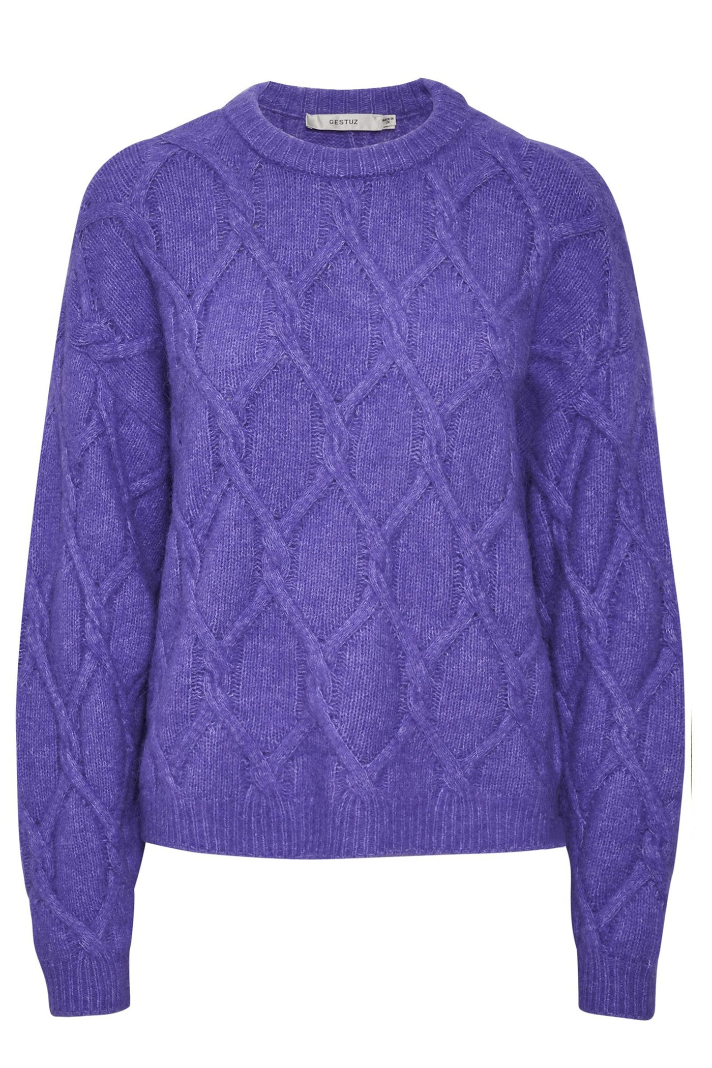 Gestuz Cabel Pullover - Purple