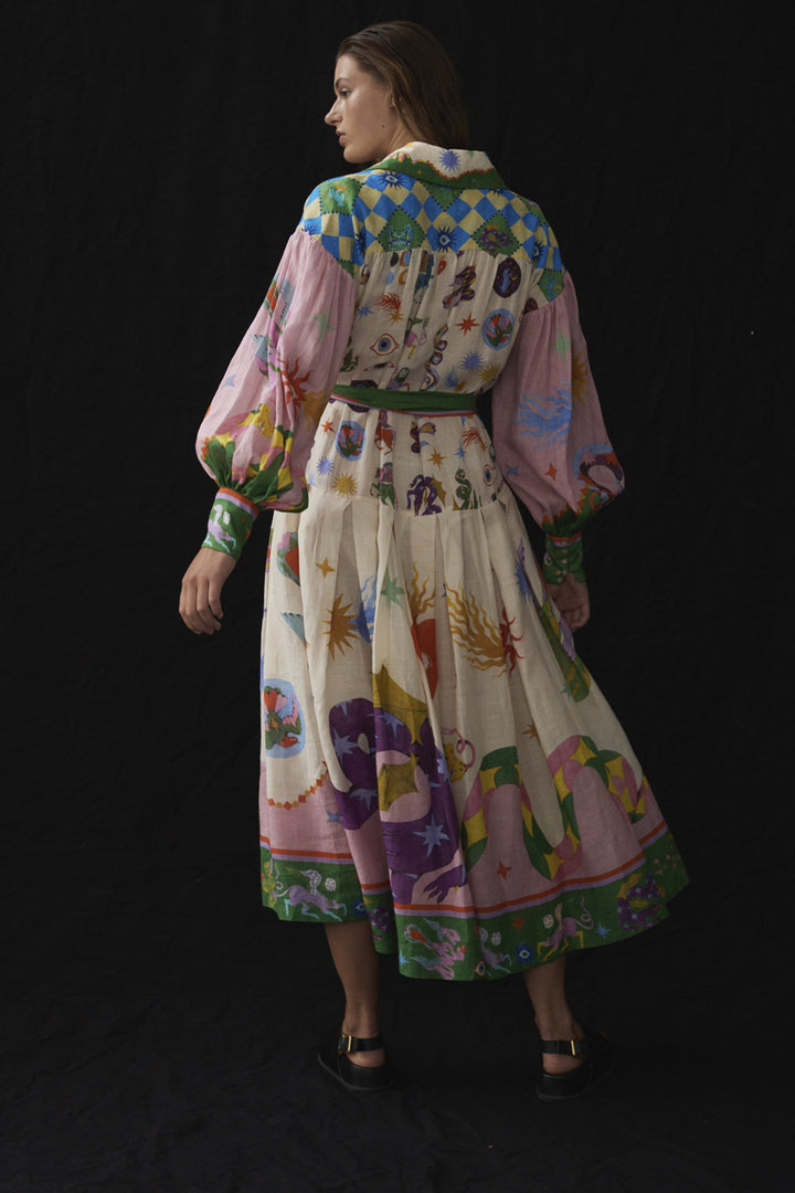 Alemais Seeker Dress - Multi Coloured