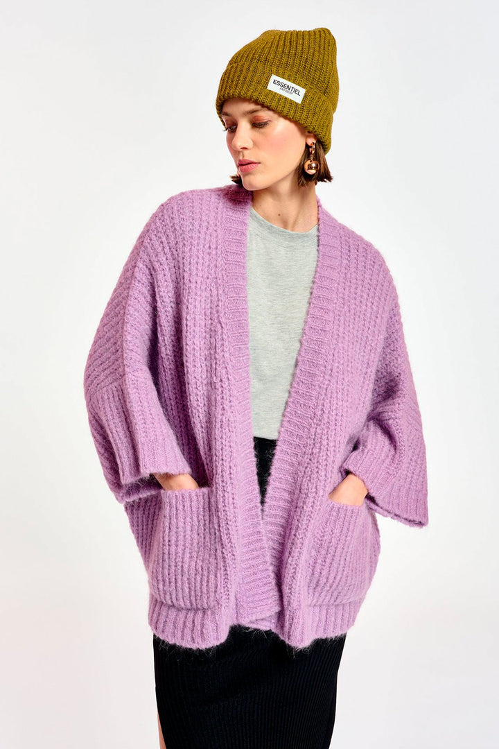 Essentiel Antwerp Castrid Cardi - Mauve