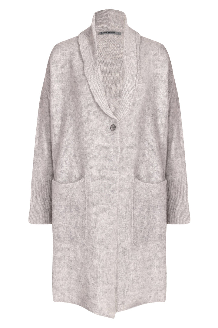 Transit Longline Cardi - Grey