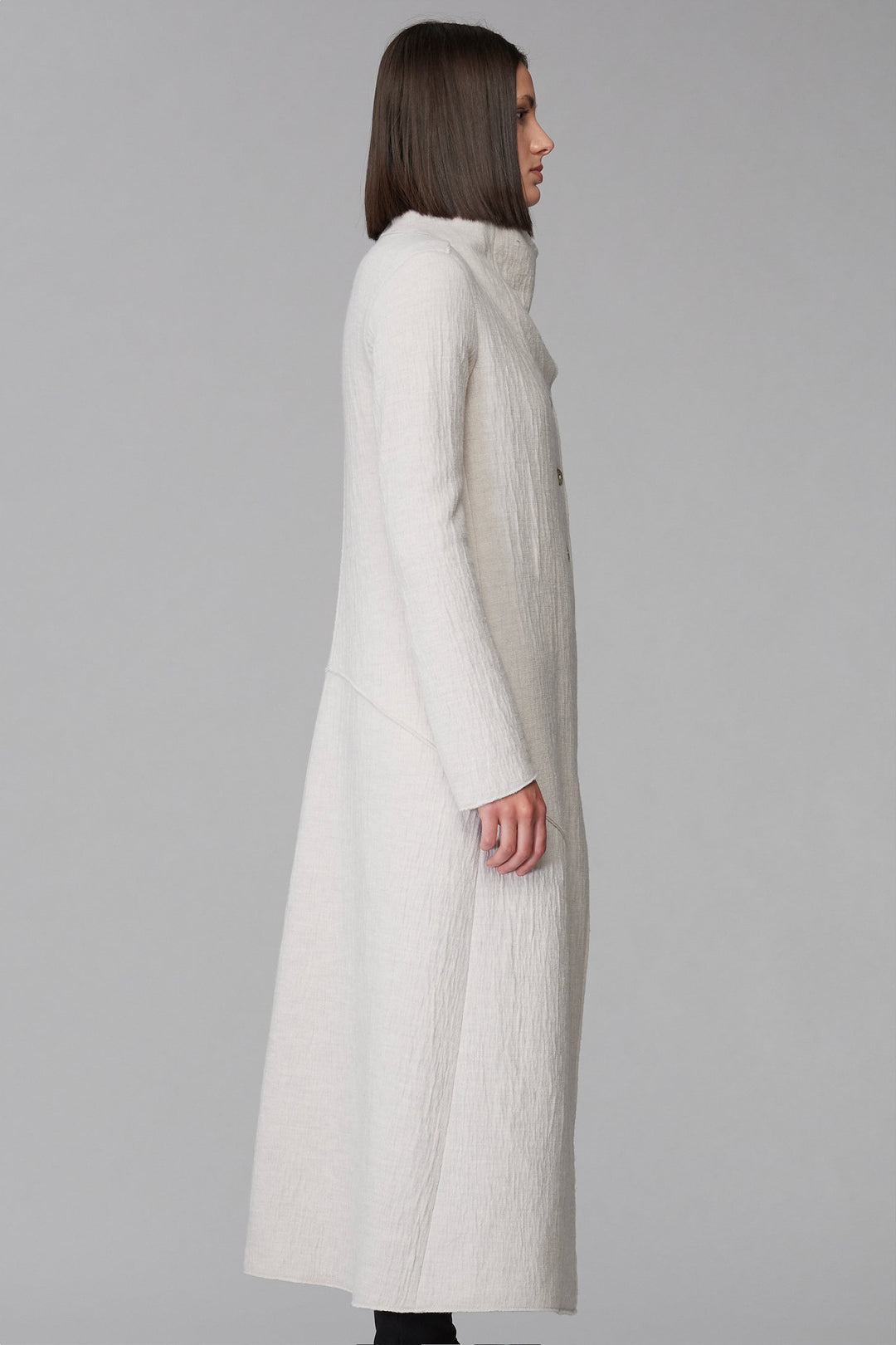 Transit Longline Coat - Ivory