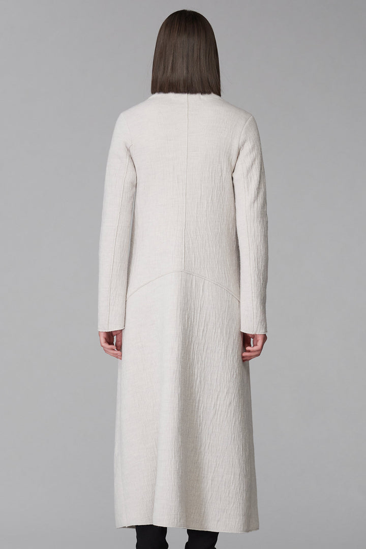 Transit Longline Coat - Ivory