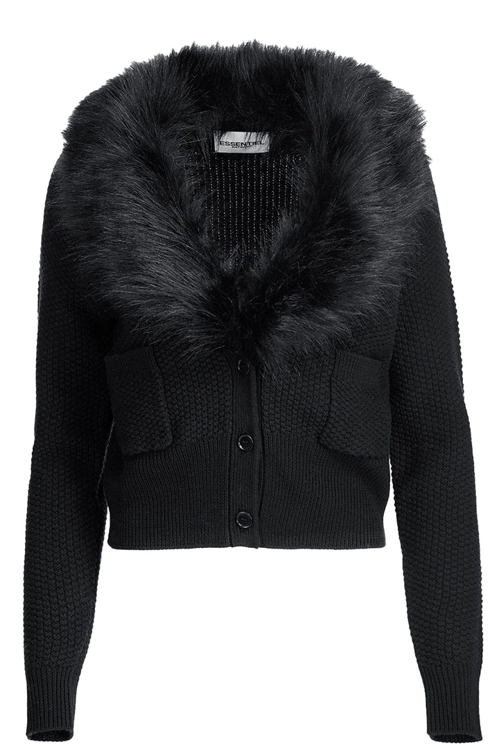 Essentiel Antwerp Cabarette Cardi - Black