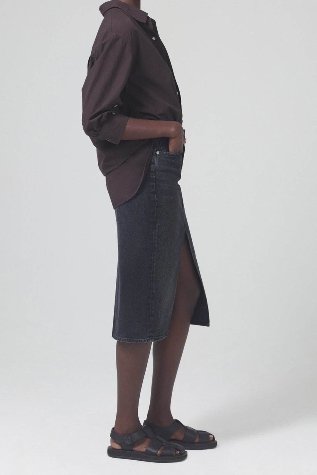 Citizens of Humanity Bea Skirt - Charcoal