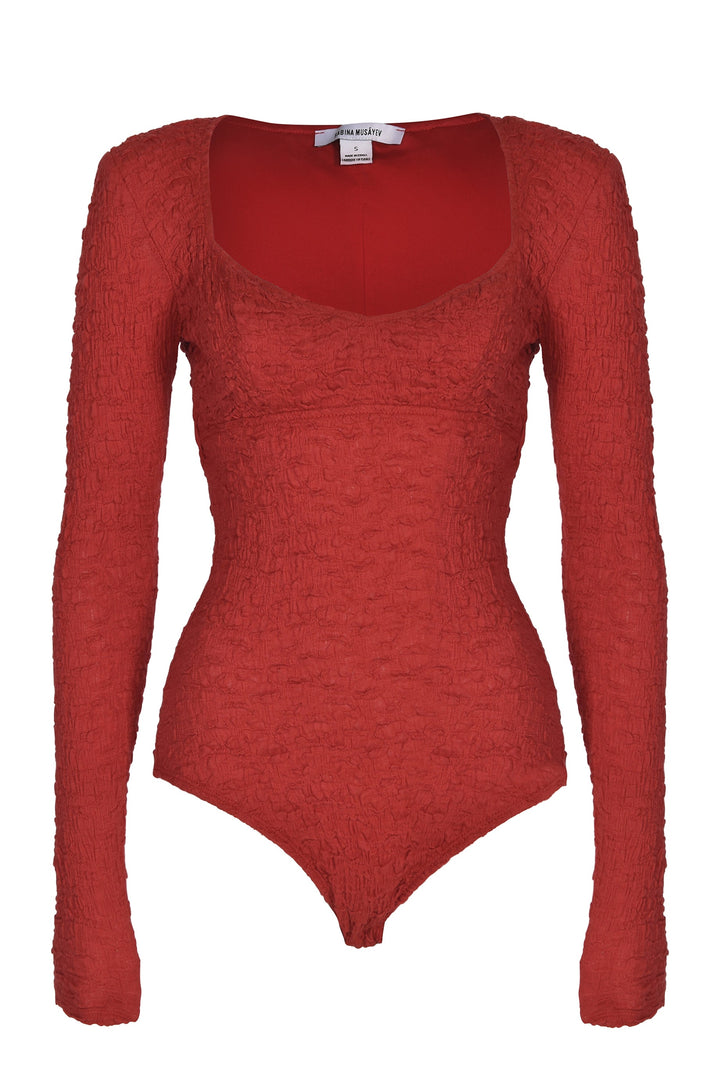 Sabina Musayev Yael Bodysuit - Red