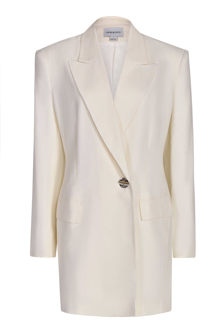 Sabina Musayev Giada Blazer - Ivory