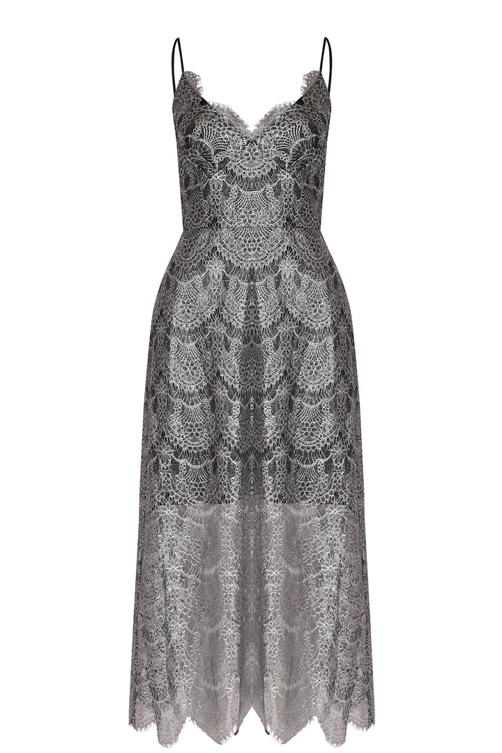 Husk OPULENCE DRESS - Silver