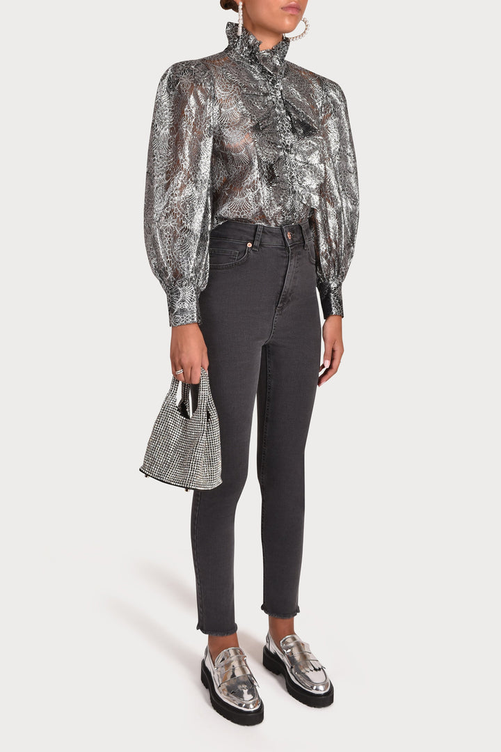 Husk OPULENCE SHIRT - Silver