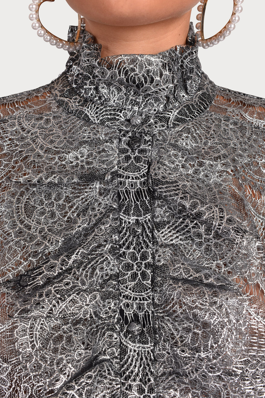 Husk OPULENCE SHIRT - Silver