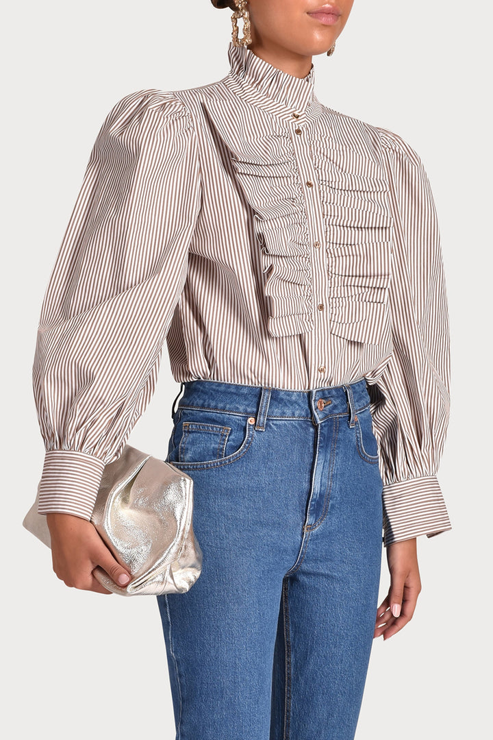 Husk REGATTA SHIRT - Taupe