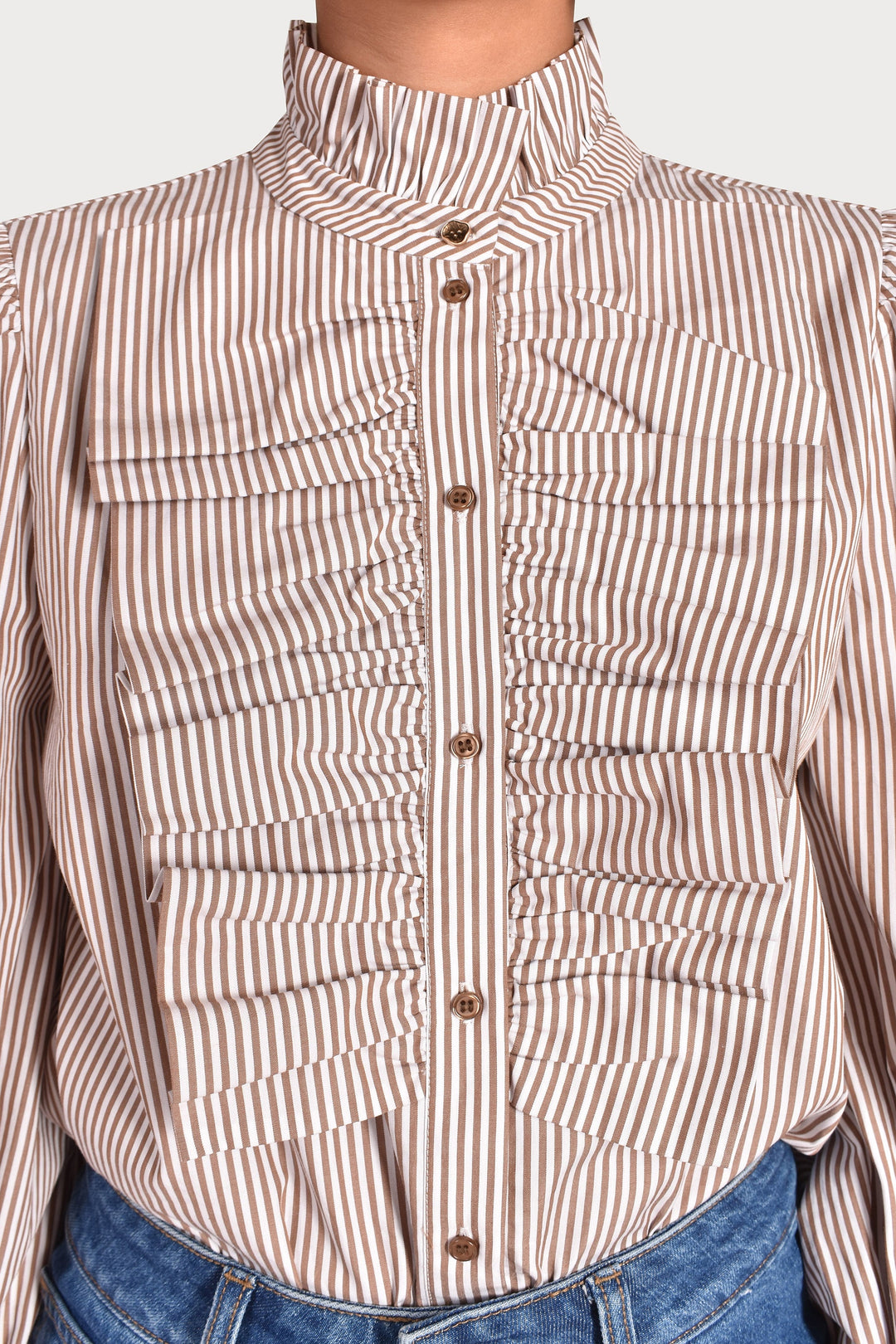 Husk REGATTA SHIRT - Taupe