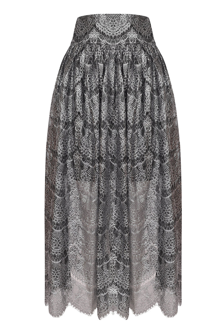 Husk OPULENCE SKIRT - Silver