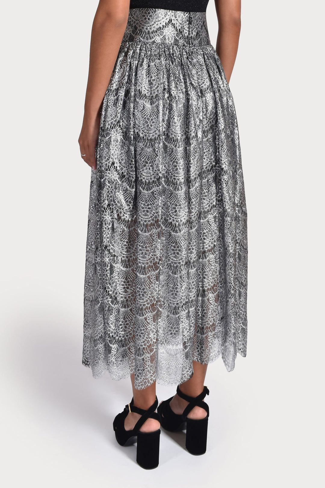 Husk OPULENCE SKIRT - Silver