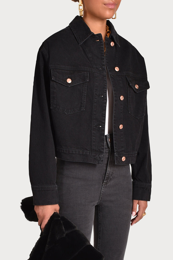 Husk SOHO JACKET - Washed Black