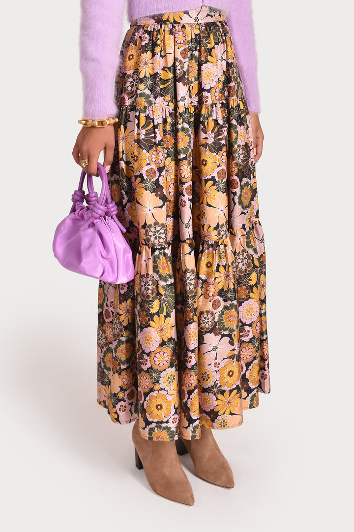 Husk FLORA SKIRT - Print