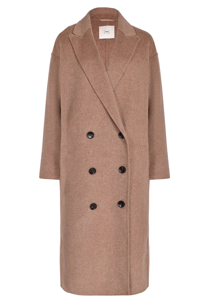 Husk PORTOBELLO COAT - Latte