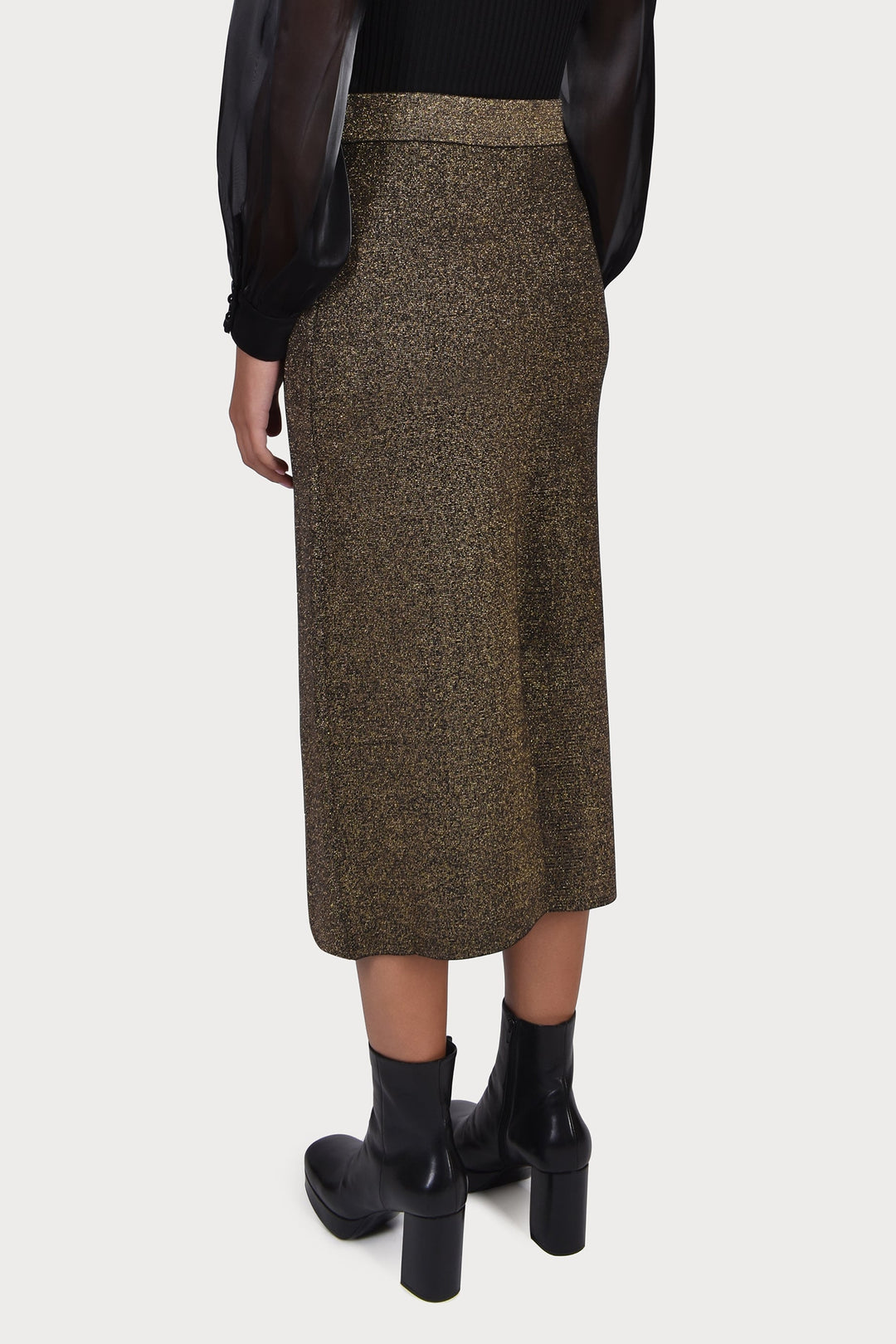 Husk TUBE SKIRT - Gold black