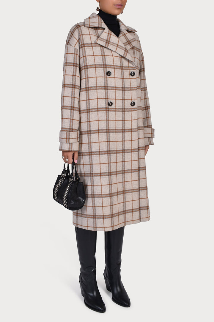 Husk CHELSEA COAT - Check