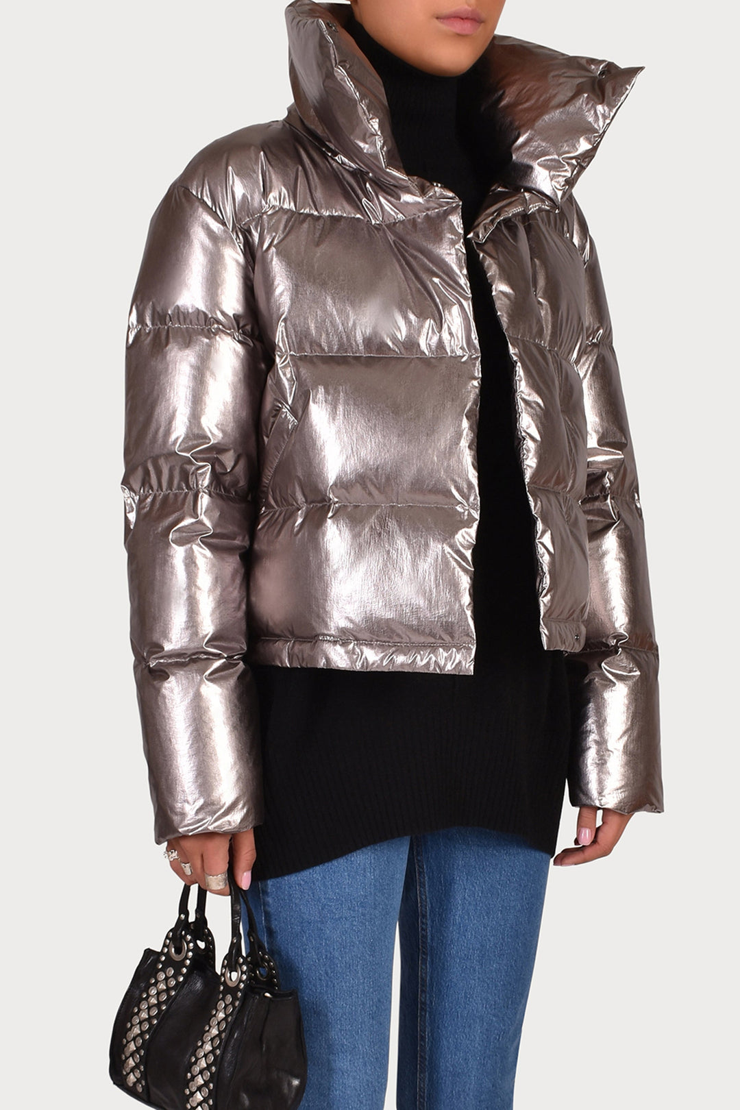 Husk MARAIS PUFFA - Gunmetal