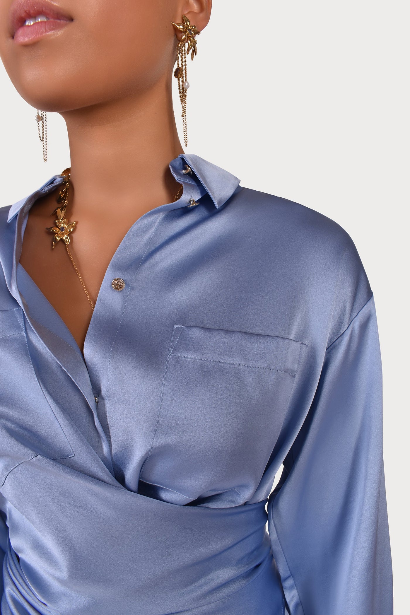 Husk LYON SHIRT - Sky
