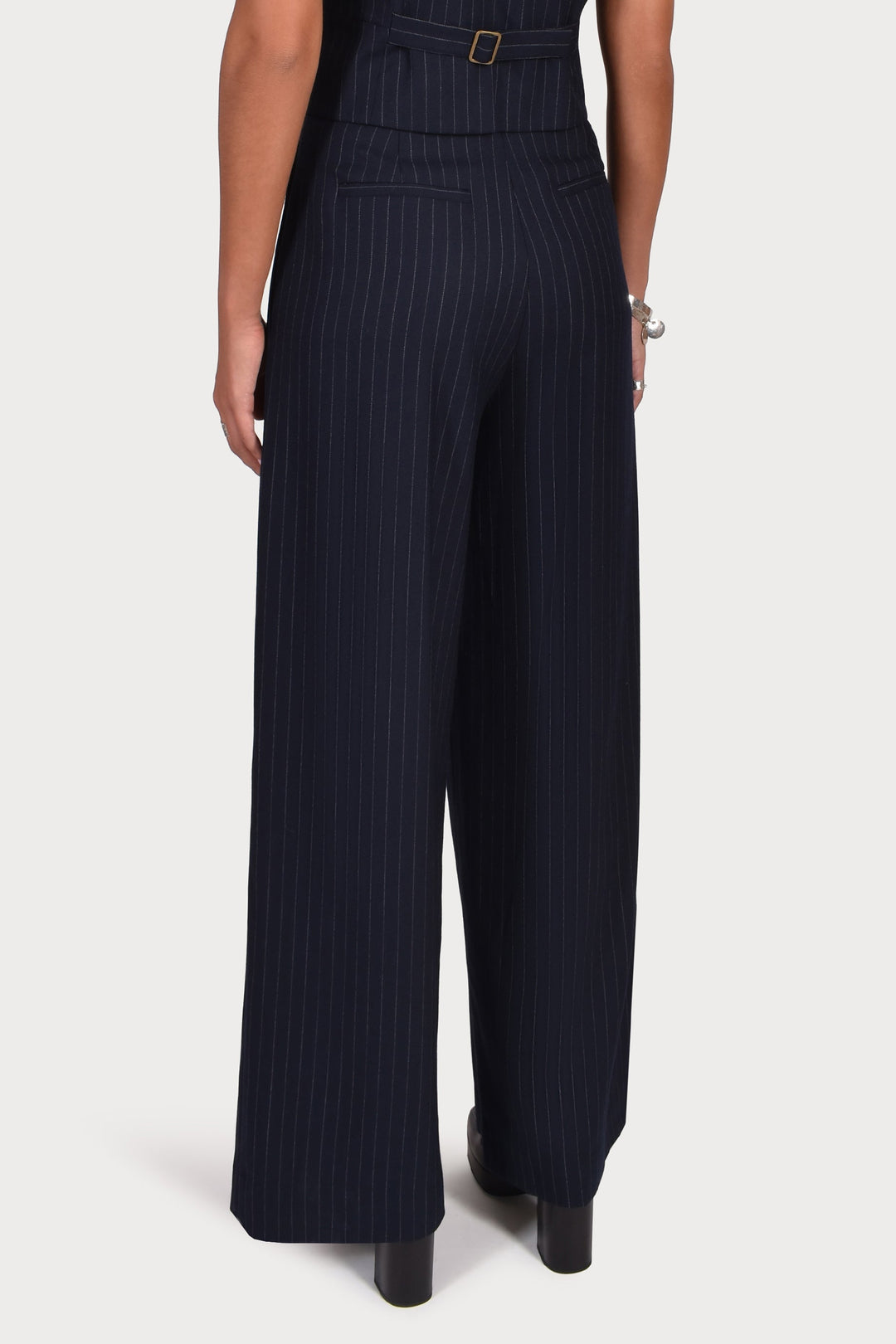 Husk GATSBY PANT - Navy White