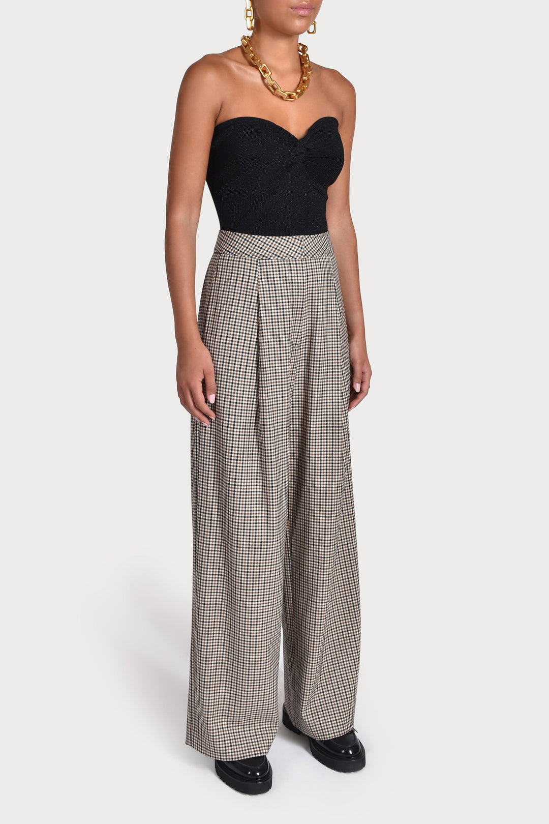 Husk SIBYL PANT - Check