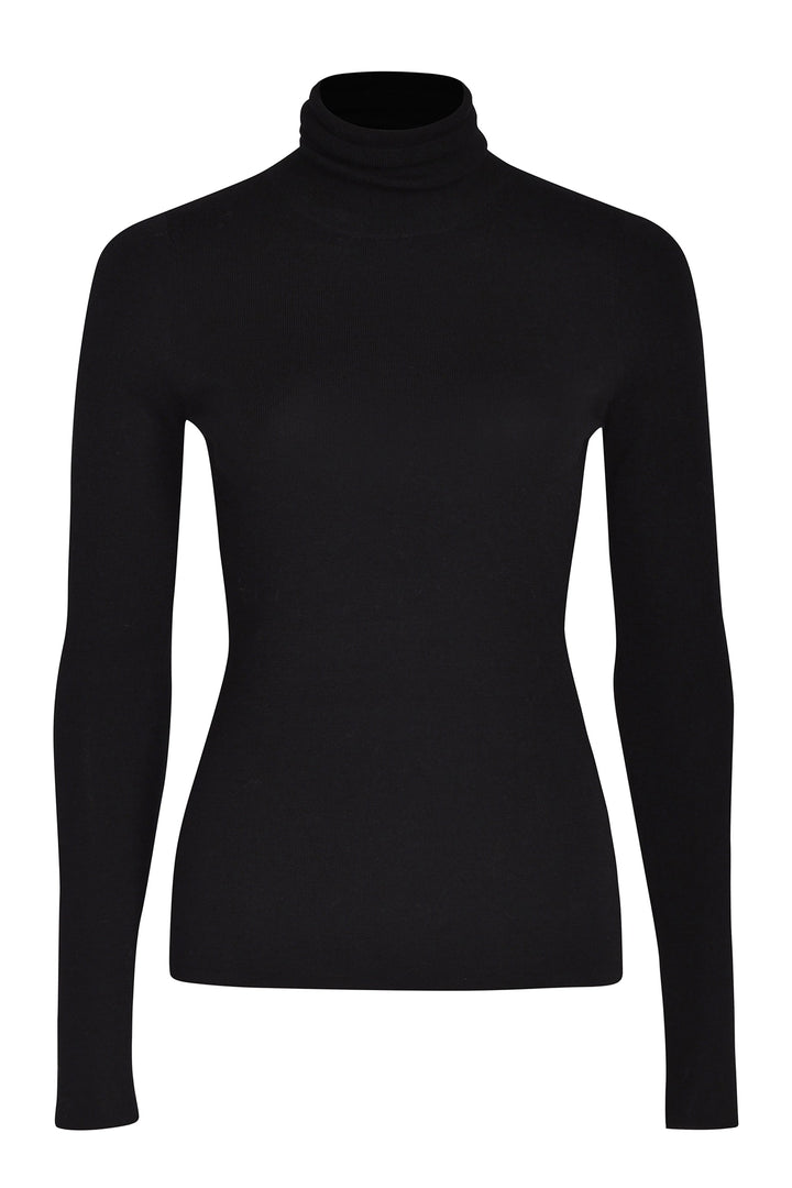 Husk ROLL NECK - Black