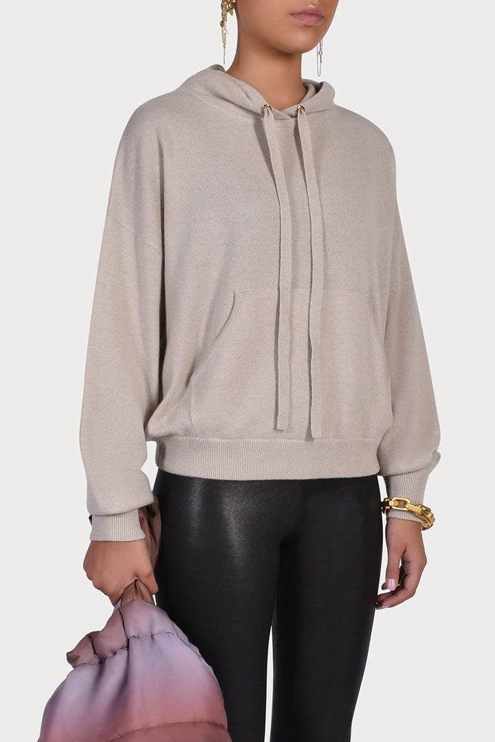 Husk CASHMERE HOODIE - Stone